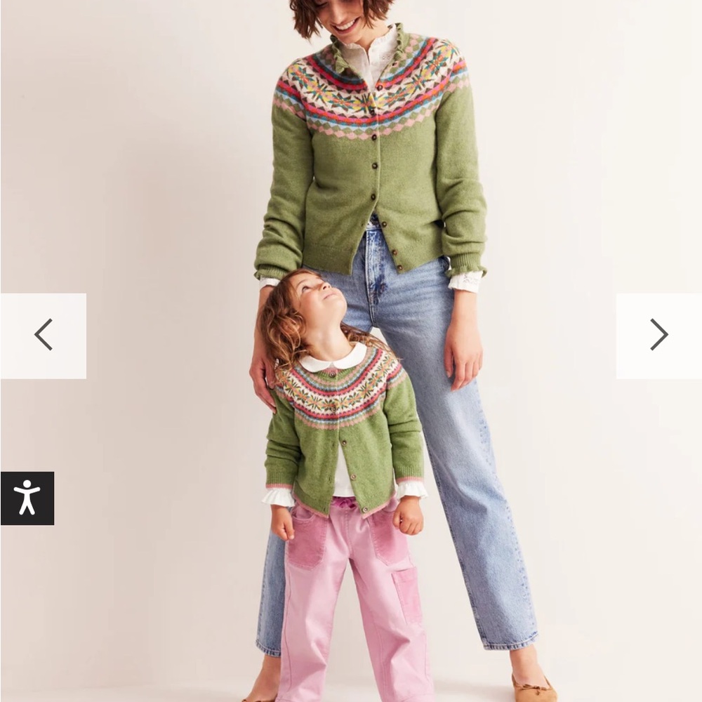 Sold out Boden Edie Fair Isle Cardigan